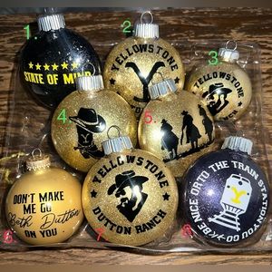 Yellowstone Ornaments